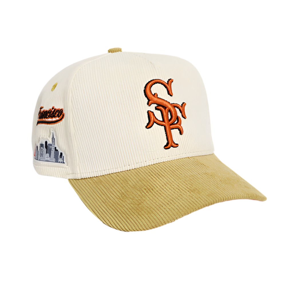 “The Say Hey Kid” SF Cream&Beige Corduroy SnapBack