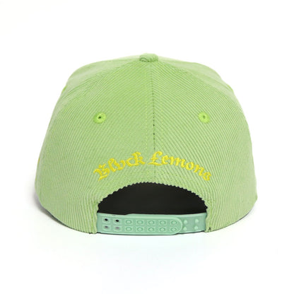 "Tend Your Garden" Light Pastel Green Corduroy SnapBack