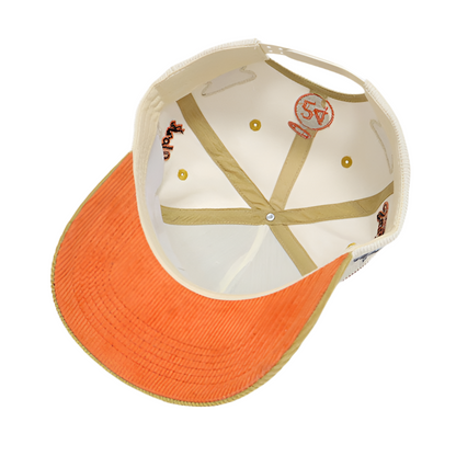 “The Say Hey Kid” SF Cream&Beige Corduroy SnapBack