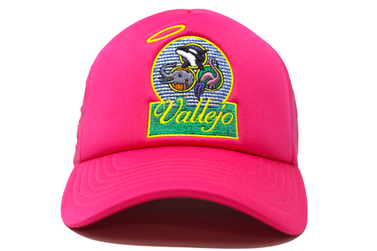 BLVCK LEMONS WELCOME TO VALLEJO “PINK TRUCKER HAT”