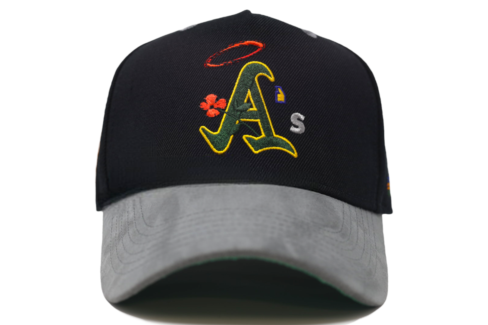 BLVCK LEMONS ALL OAKLAND GREEN SATIN SNAPBACK HAT