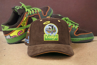 “WELCOME TO VALLEJO” Corduroy Brown SnapBack