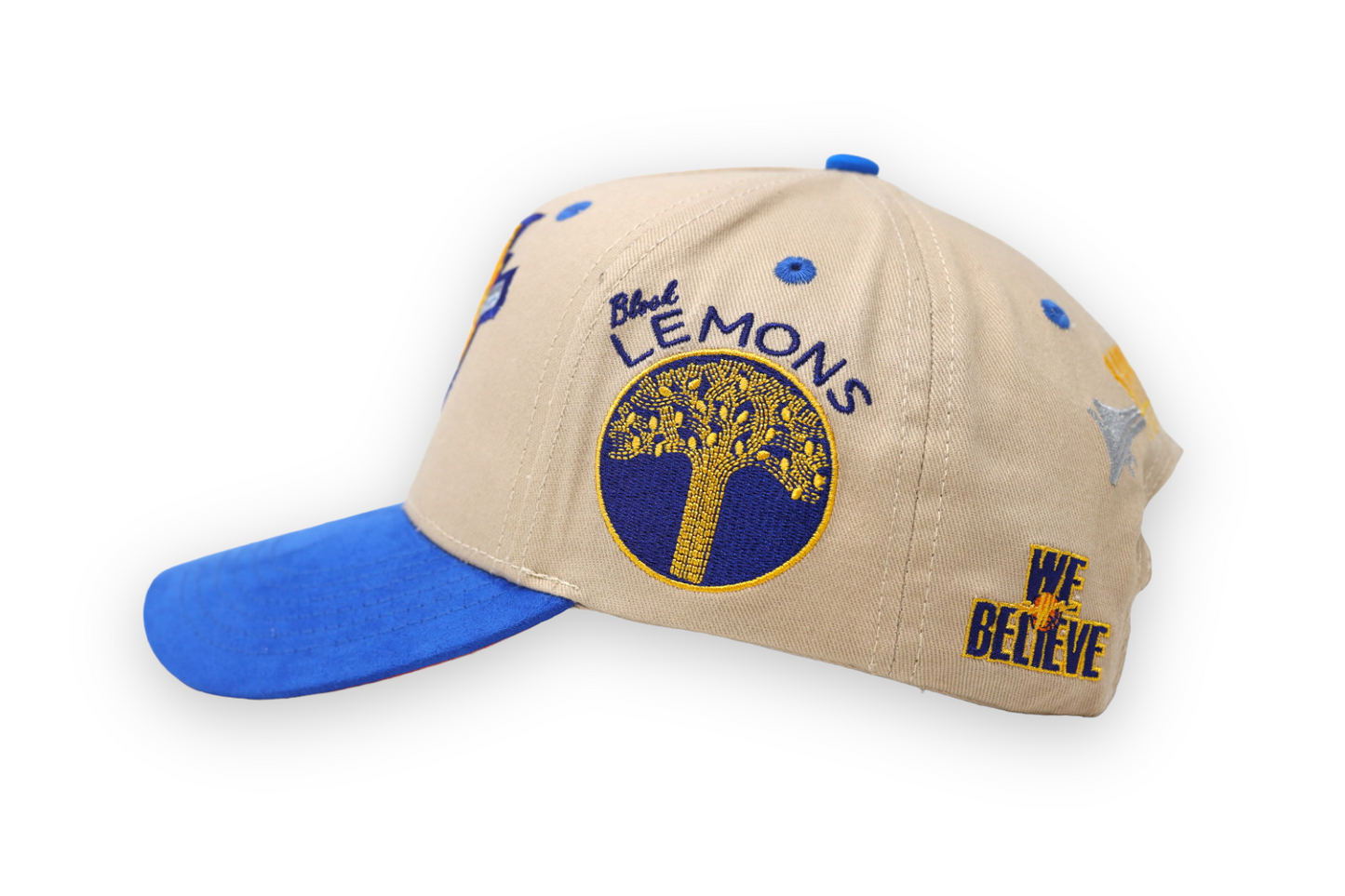 LEMONADE SPECIAL "CITY WORLD CHAMPS" CREAM on BLUE HAT