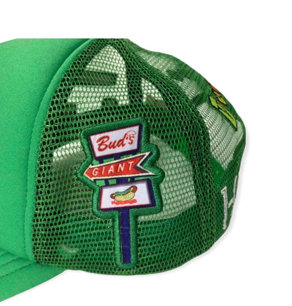 BLVCK LEMONS "WELCOME TO VALLEJO“ GREEN TRUCKER HAT