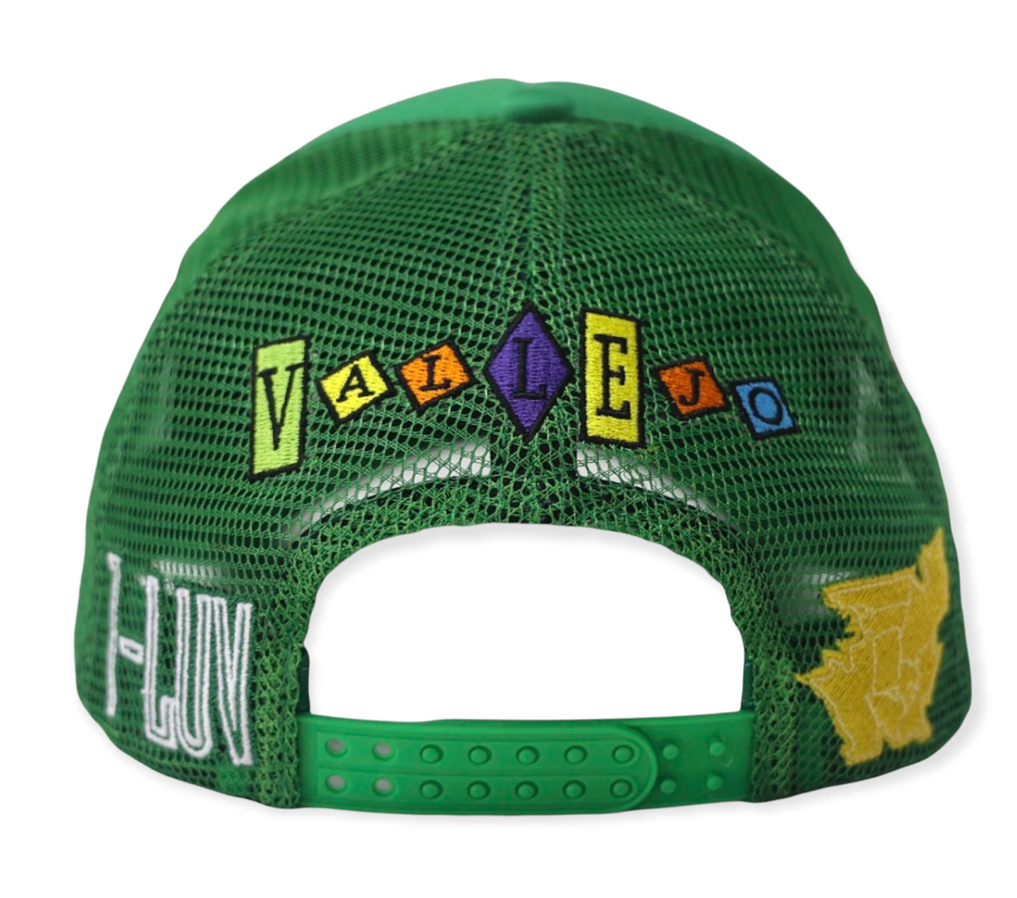 BLVCK LEMONS "WELCOME TO VALLEJO“ GREEN TRUCKER HAT